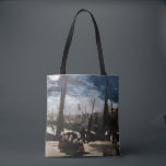 Edouard Manet - The Port of Boulogne by Moonlight Tote Bag<br><div class="desc">The Port of Boulogne by Moonlight / Claire de Lune sur le Port de Boulogne by Edouard Manet in 1869</div>