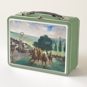 Edouard Manet - The Races at Longchamp Metal Lunch Box