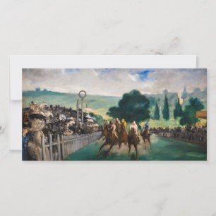 Edouard Manet - The Races at Longchamp Thank You Card