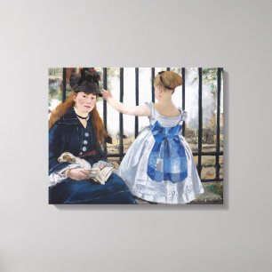 Edouard Manet - The Railway Canvas Print