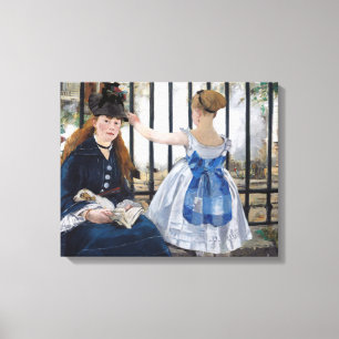 Edouard Manet - The Railway Canvas Print