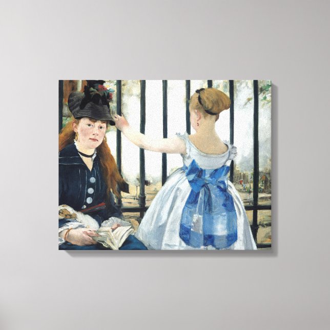 Edouard Manet - The Railway Canvas Print (Front)