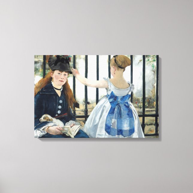 Edouard Manet - The Railway Canvas Print (Front)