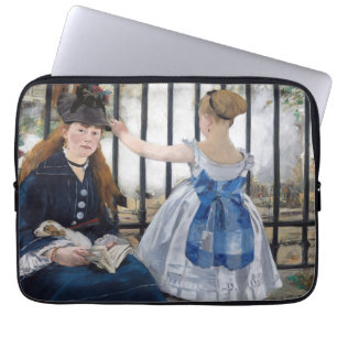 Edouard Manet - The Railway Laptop Sleeve