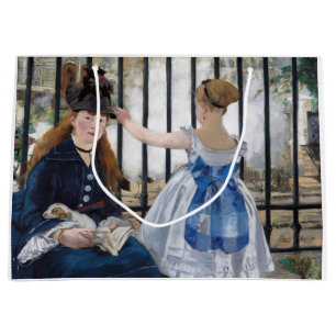 Edouard Manet - The Railway Large Gift Bag