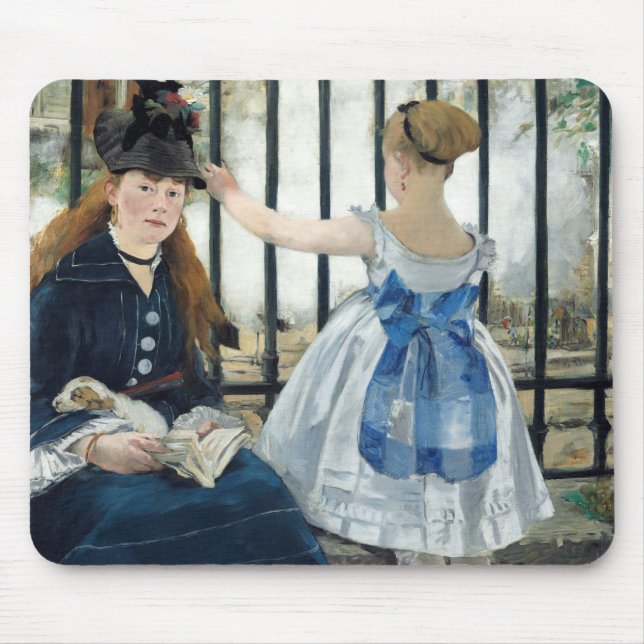 Edouard Manet - The Railway Mouse Mat (Front)