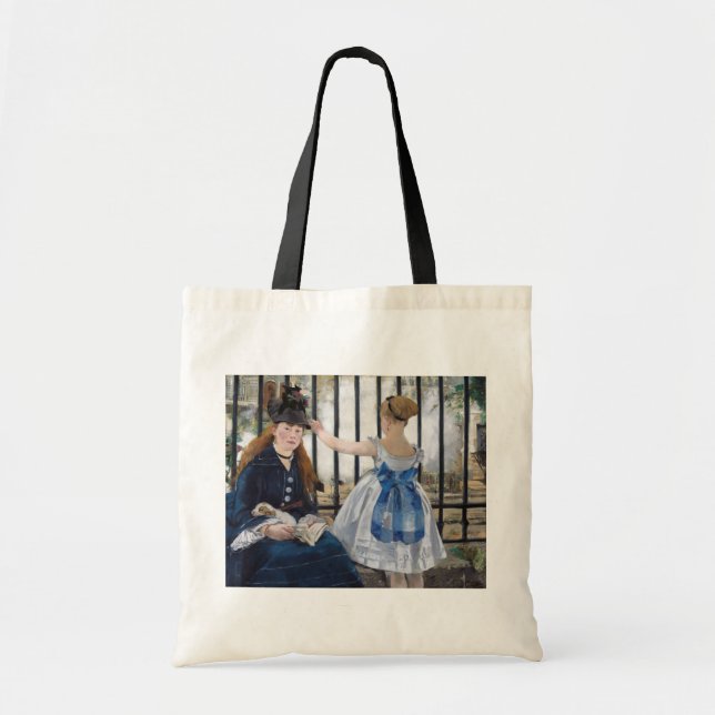 Edouard Manet - The Railway Tote Bag (Front)