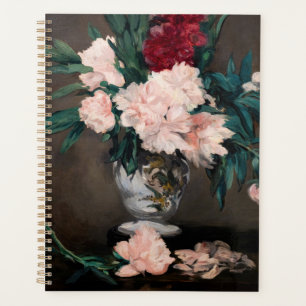 Edouard Manet - Vase of Peonies on Small Pedestal Planner