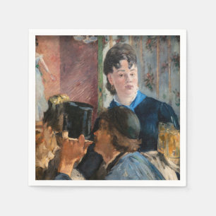 Edouard Manet - Waitress Serving Beer Napkin