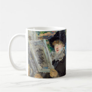 Edouard Manet - Woman Reading Coffee Mug