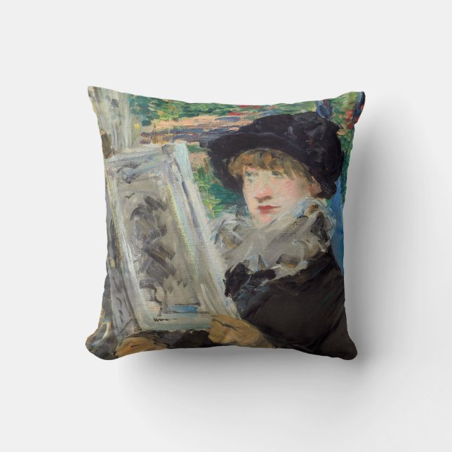 Edouard Manet - Woman Reading Cushion (Front)