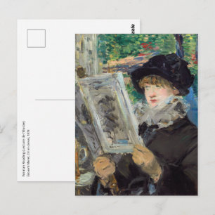 Edouard Manet - Woman Reading Postcard