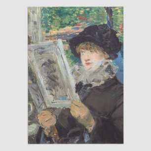 Edouard Manet - Woman Reading Tissue Paper