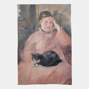 Edouard Manet - Woman with a Cat Tea Towel