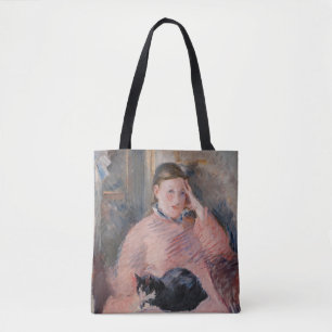 Edouard Manet - Woman with a Cat Tote Bag