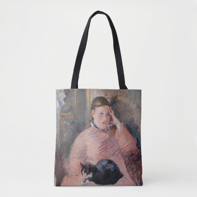 Edouard Manet - Woman with a Cat Tote Bag (Front)