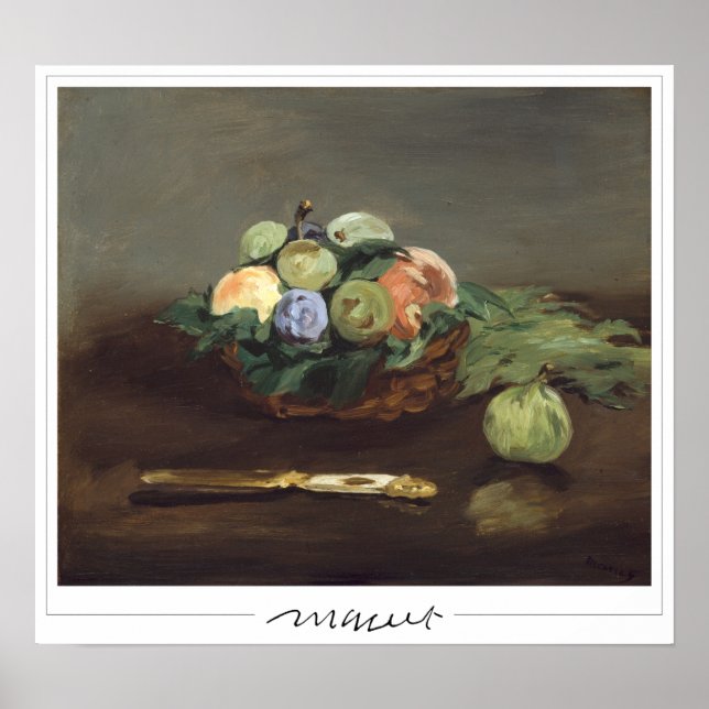 Édouard Manet Zedign Art Poster #168 (Front)