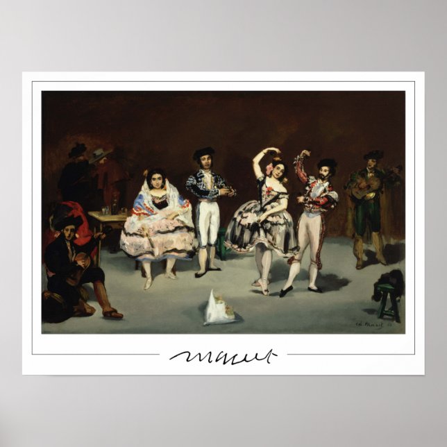 Édouard Manet Zedign Art Poster #18 (Front)