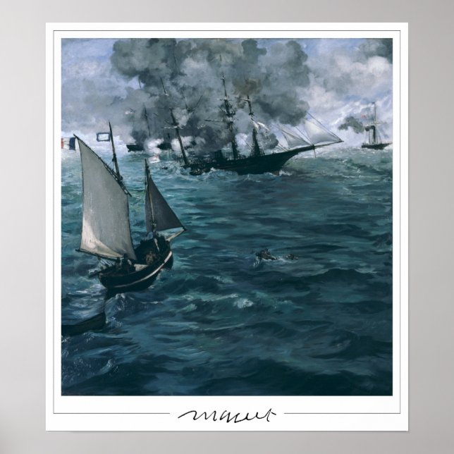 Édouard Manet Zedign Art Poster #94 (Front)