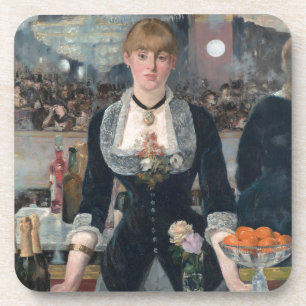 Edouard Manet's A Bar at the Folies-Bergère Coaster