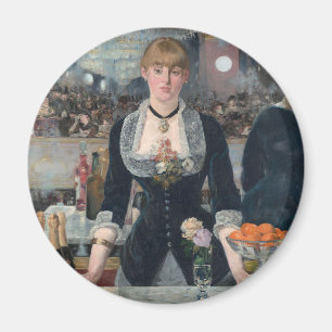 Edouard Manet's A Bar at the Folies-Bergère Magnet