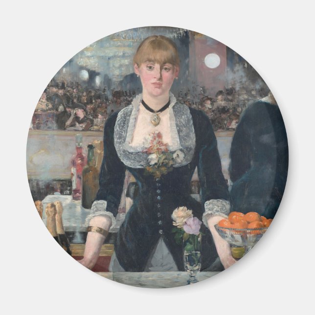 Edouard Manet's A Bar at the Folies-Bergère Magnet (Front)