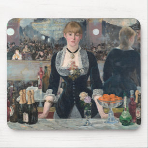 Edouard Manet's A Bar at the Folies-Bergère Mouse Mat