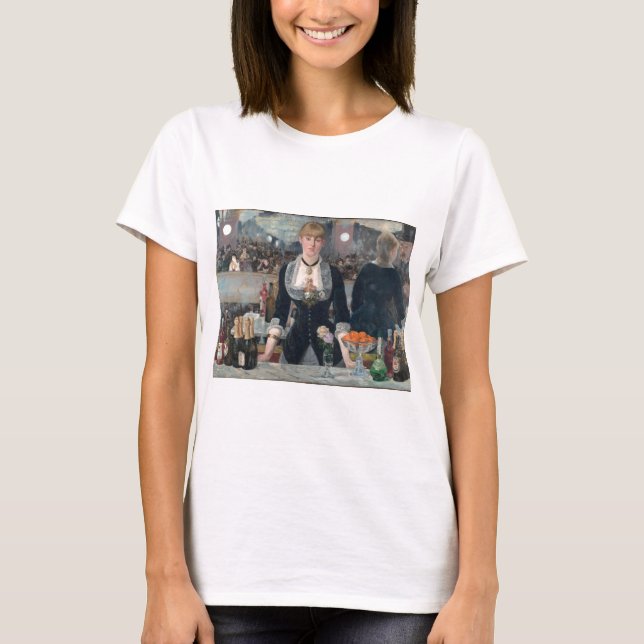 Edouard Manet's A Bar at the Folies-Bergère T-Shirt (Front)