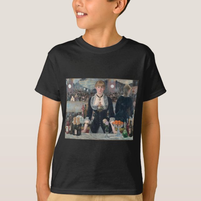 Edouard Manet's A Bar at the Folies-Bergère T-Shirt (Front)