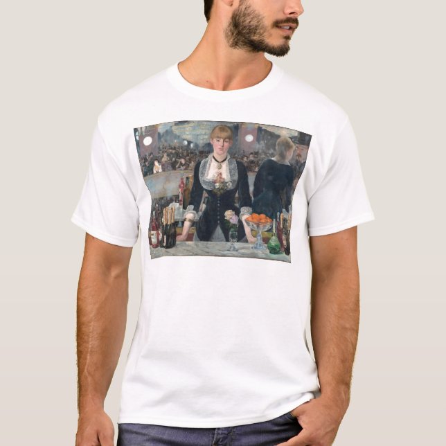 Edouard Manet's A Bar at the Folies-Bergère T-Shirt (Front)