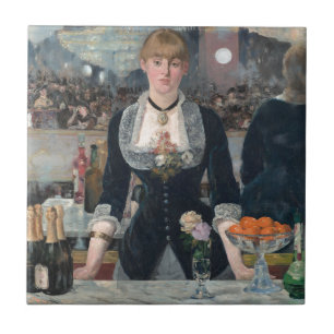 Edouard Manet's A Bar at the Folies-Bergère Tile