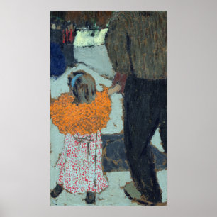 Edouard Vuillard Child Wearing a Red Scarf Poster