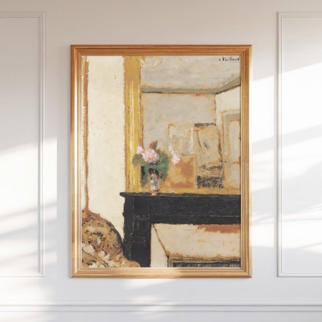 Edouard Vuillard Vase of Flowers on a Mantelpiece  Poster (Creator Uploaded)