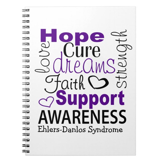 EDS Awareness Encouragement Notebook (Front)