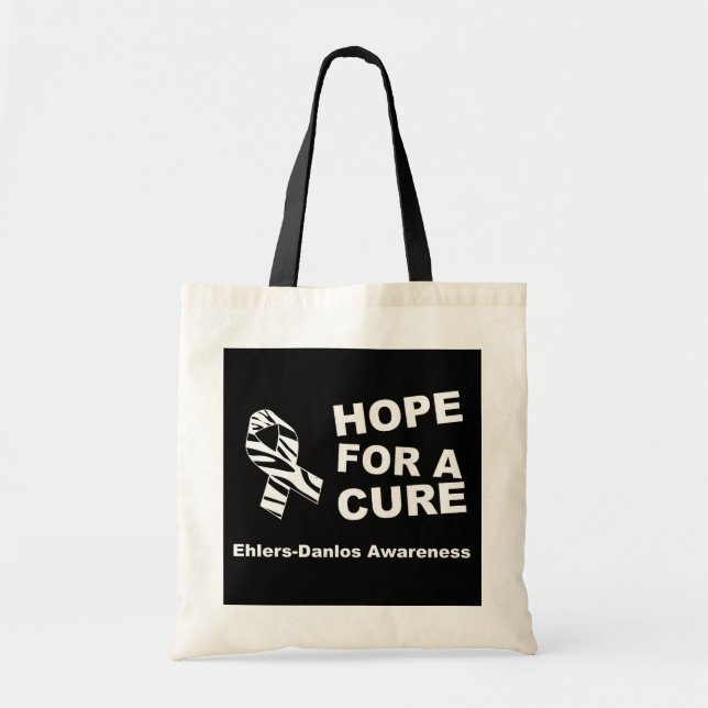 EDS Awareness Hope for a Cure Tote Bag (Front)