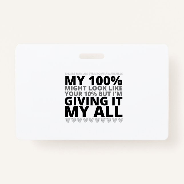 EDS AWARENESS ID BADGE (Front)