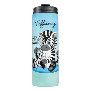 EDS Awareness Ribbon and Zebra Thermal Tumbler