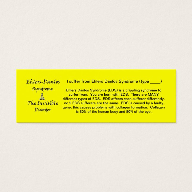 EDS Awareness - Skinny (Front)