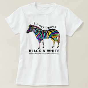 EDS Awareness Zebra Danlos Syndrome Funny T-Shirt