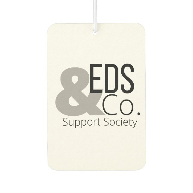 EDS & Co Support Society Car Air Freshener (Front)