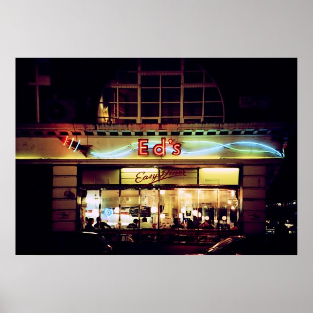 Ed's Diner in Soho London UK Poster (Front)