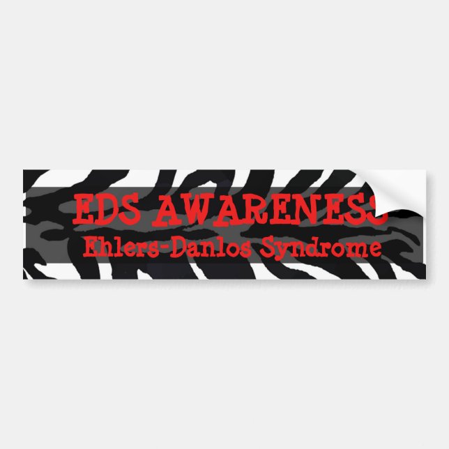EDS Ehlers-Danlos syndrome Bumper Sticker (Front)