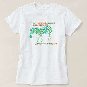 EDS Ehlers Danlos Syndrome inspiring zebra shirt