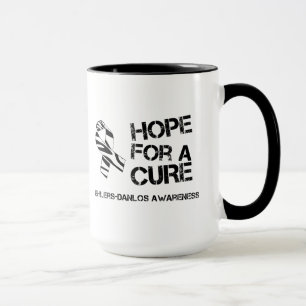 EDS Hope for a Cure Zebra Stripe Ribbon Mug