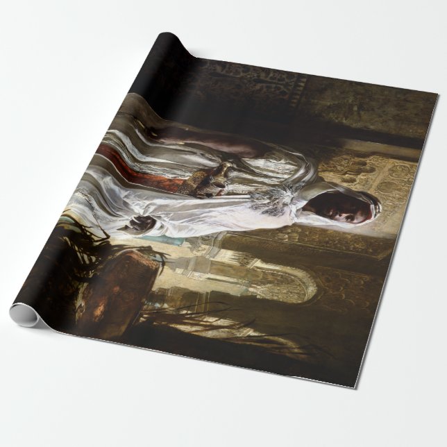 Eduard Charlemont The Moorish Chief Wrapping Paper (Unrolled)