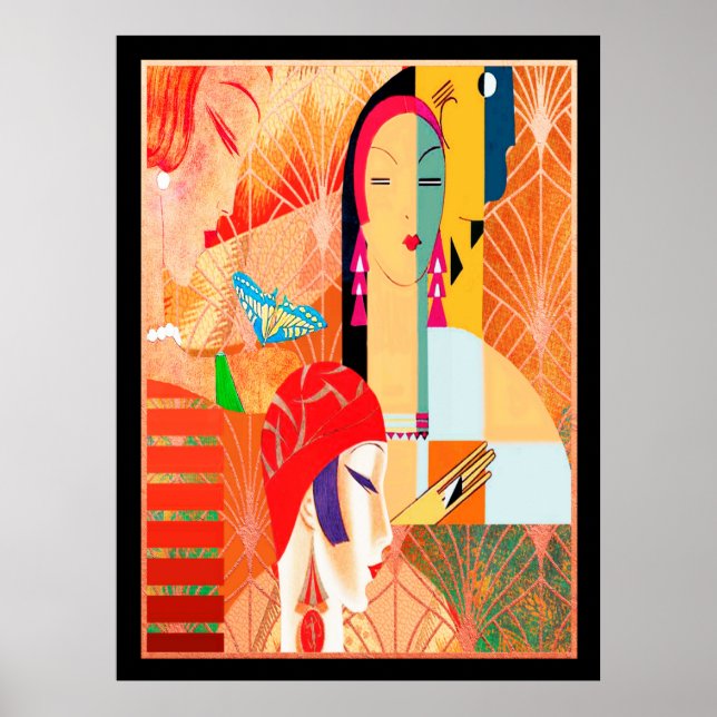 Eduardo Garcia Art Deco Art Poster (Front)