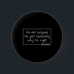Eduardo Quote Funny Birthday Personalised Name Gif 6 Cm Round Badge<br><div class="desc">Eduardo Quote Funny Birthday Personalised Name Gift Idea</div>