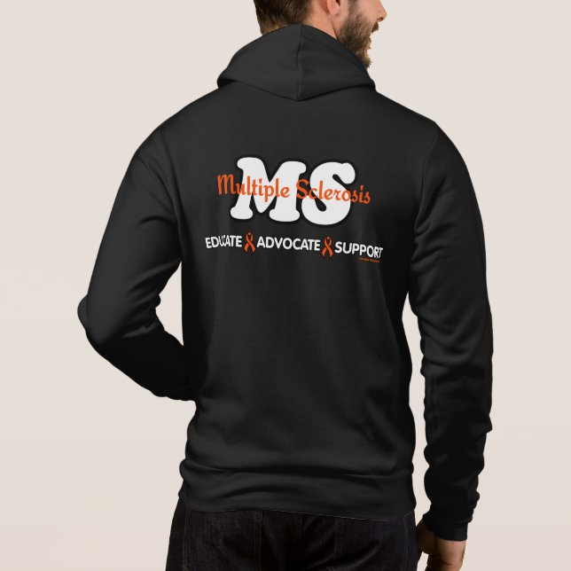 Educate Advocate Support...MS Hoodie (Back)