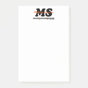 Educate Advocate Support...MS Post-it Notes
