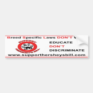 Educate Don't Discriminate Bumpersticker Bumper Sticker